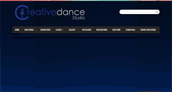 Desktop Screenshot of creativedancestudio.org